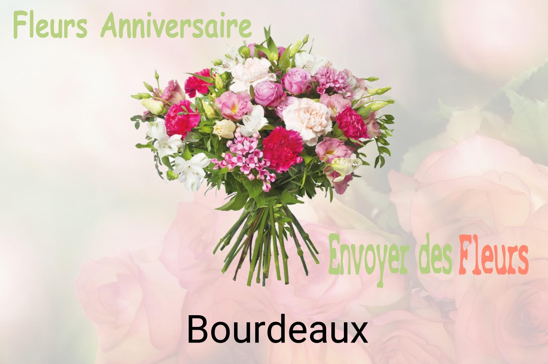Bouquet de fleurs d’anniversaire livré à Bourdeaux