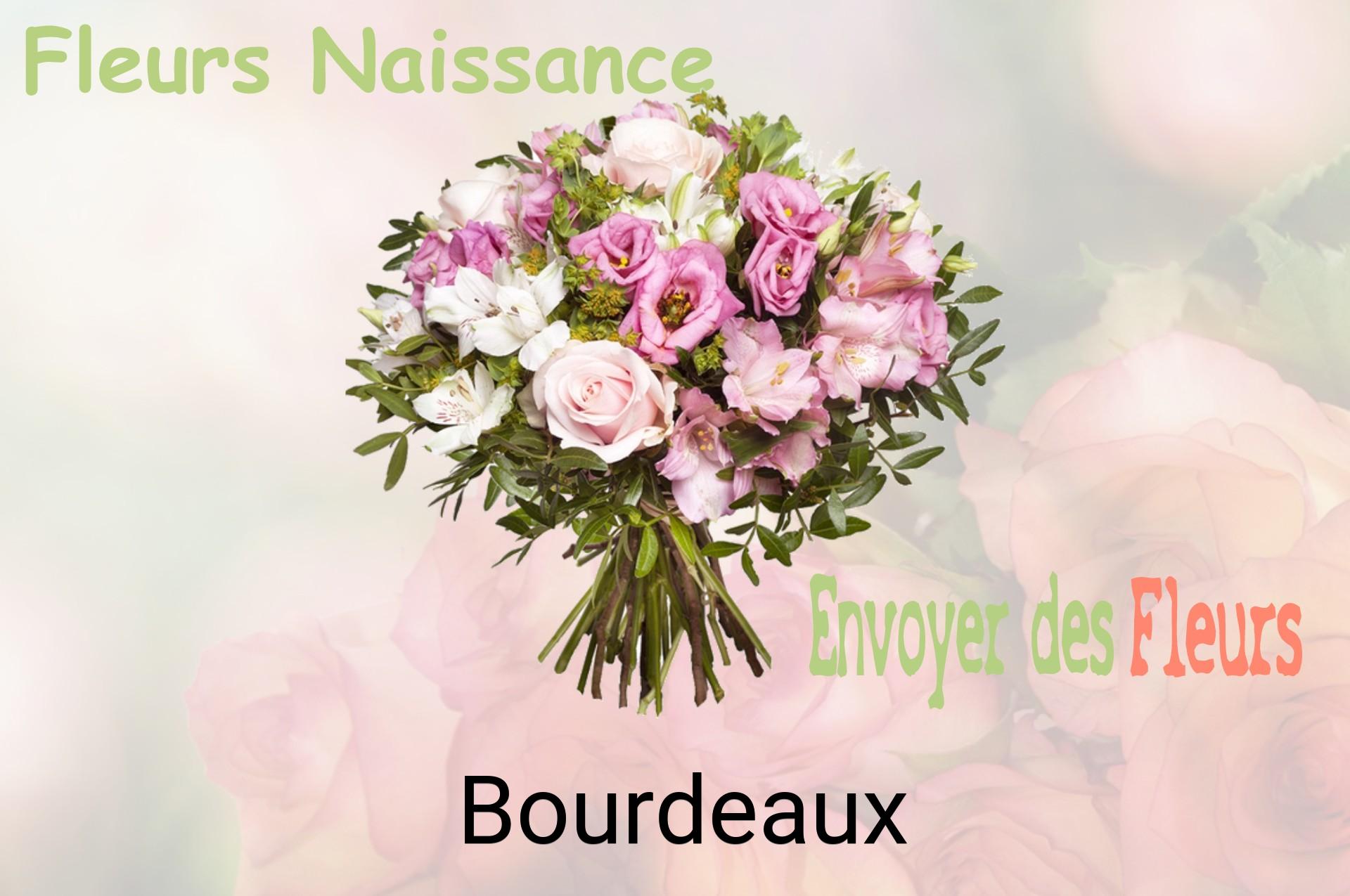 Bouquet de fleurs de naissance livré à Bourdeaux
